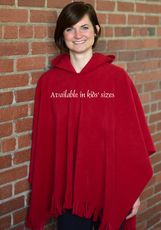 Mantoque: Fringed Mantoque with Hood (Girls)