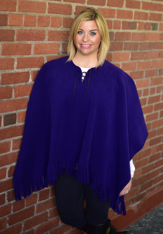 Mantoque: Fringed Mantoque with Lacing (Women)