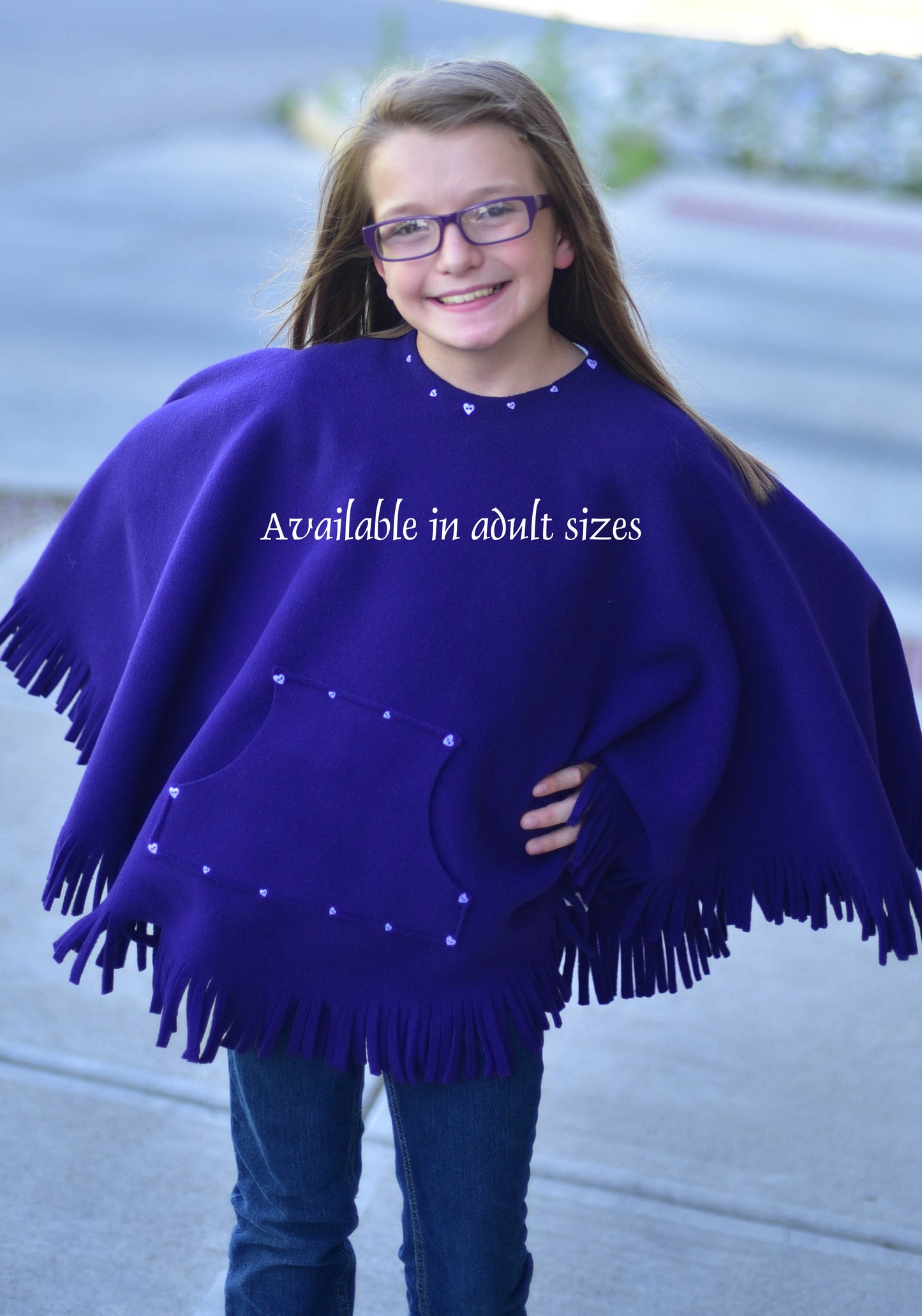 Kique: The Adult Fringed Kique with Pocket (w/ Embellishment)