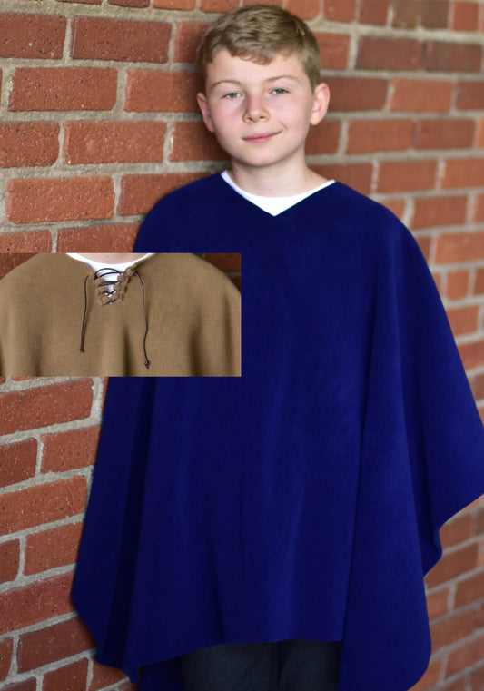 Mantoque: Non-Fringed Mantoque with Lacing (Boys)