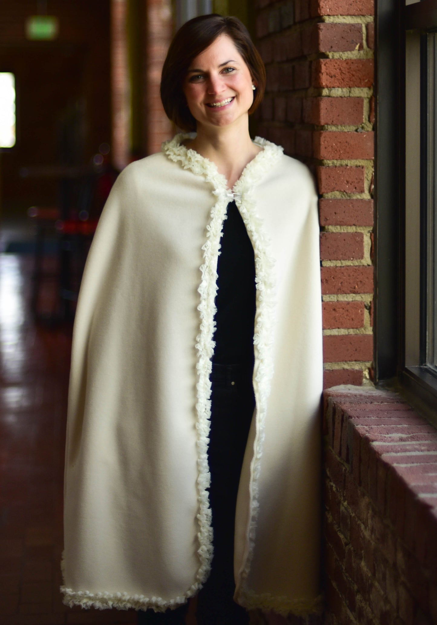 Cloque: The Trimmed Cape